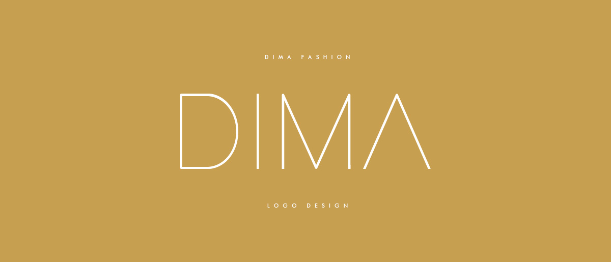 dima fashion logo design - DIMA Online Fashion